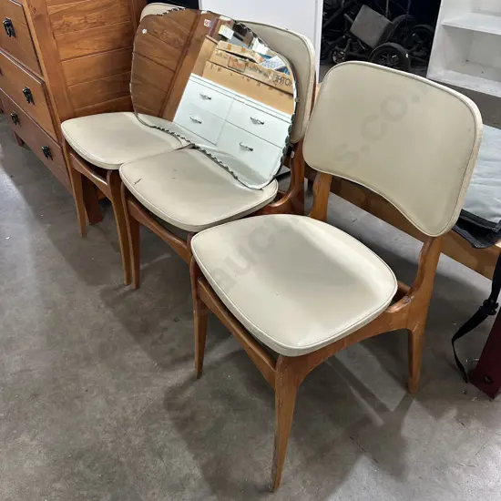 3 mid-century chairs