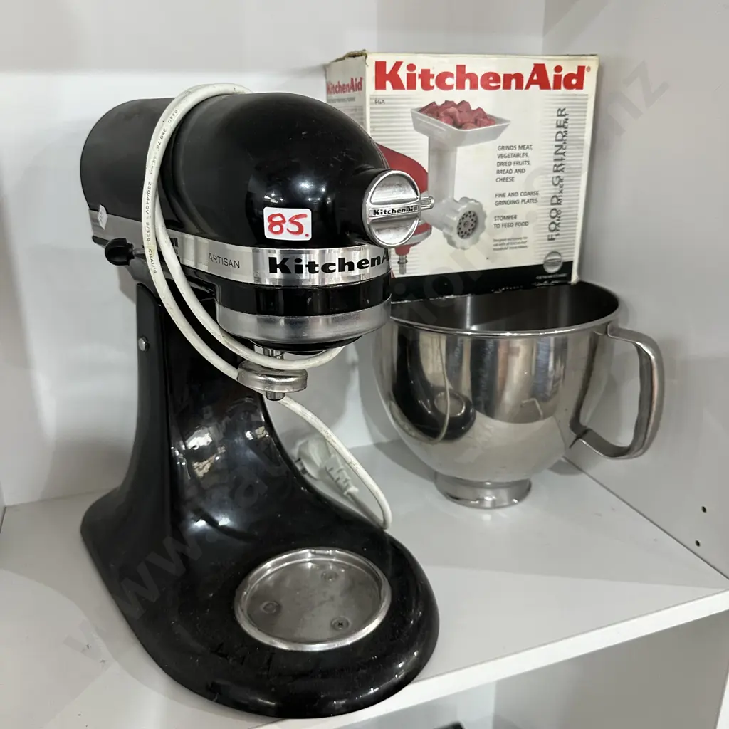 KitchenAid "Artisan" mixer plus grinder attachment Image 1++