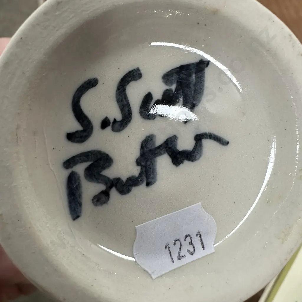 Button pottery vase 12cm Image 1++