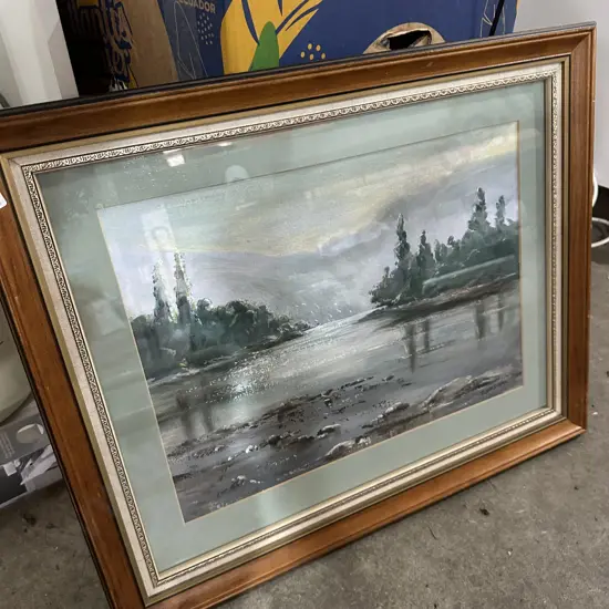 framed painting by C.Williams