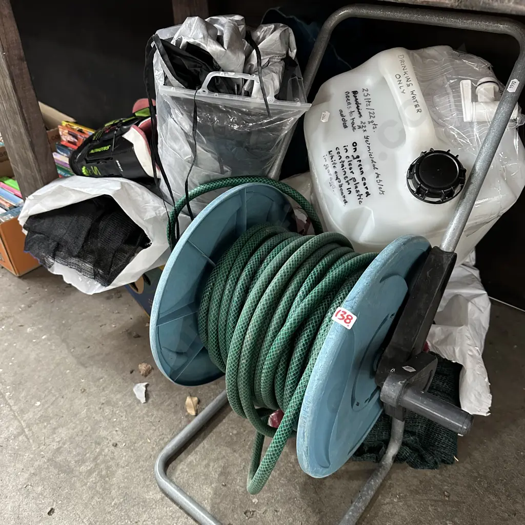 hose reel, water container, frost protection etc Image 1++