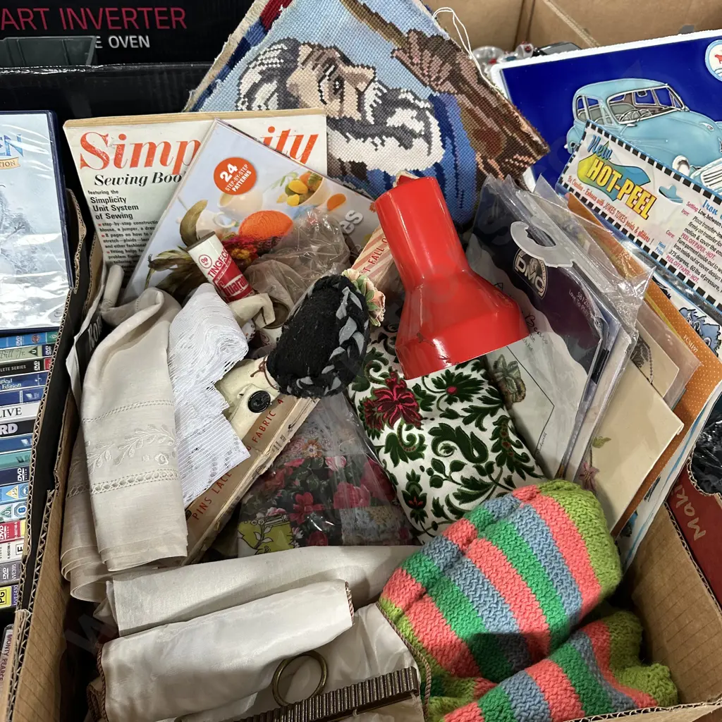 Lot of craft, sewing and tapestry etc. Image 1++
