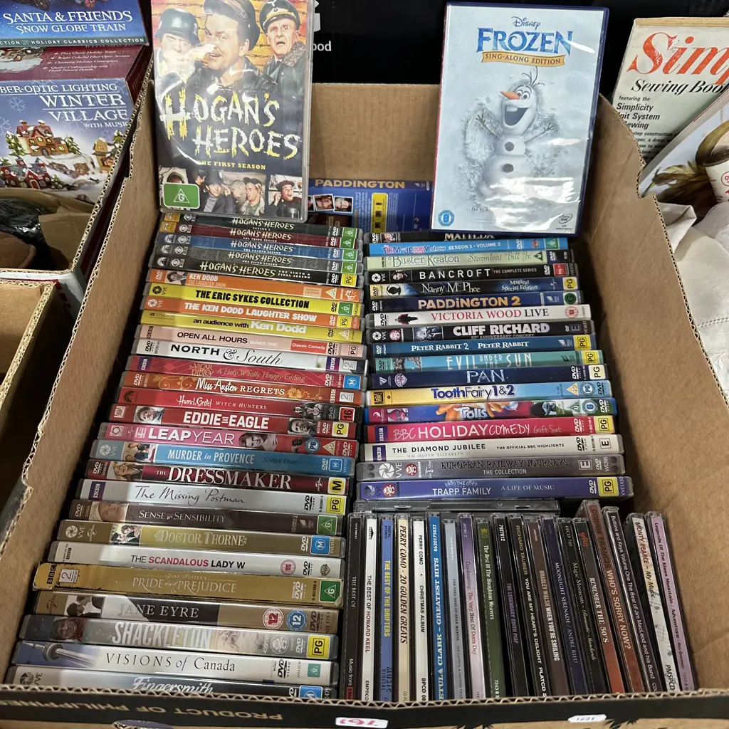 Lot of DVDs and CDs. Image 1++