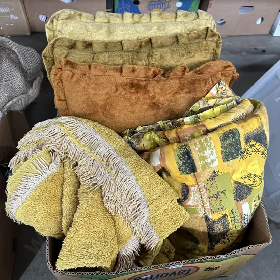 cushions and blankets.