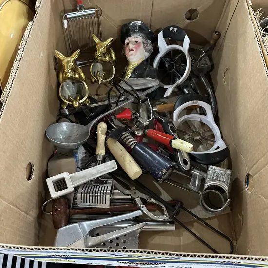 vintage kitchenware etc