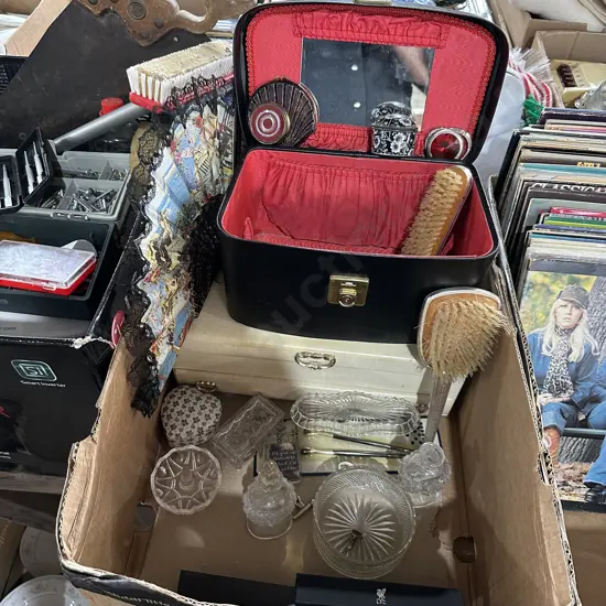 jewellery and purfume boxes etc