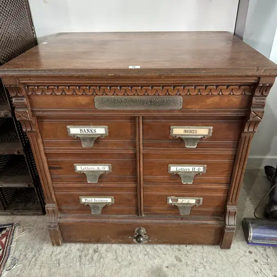 "The Shannon Filing Cabinet" made in New York USA