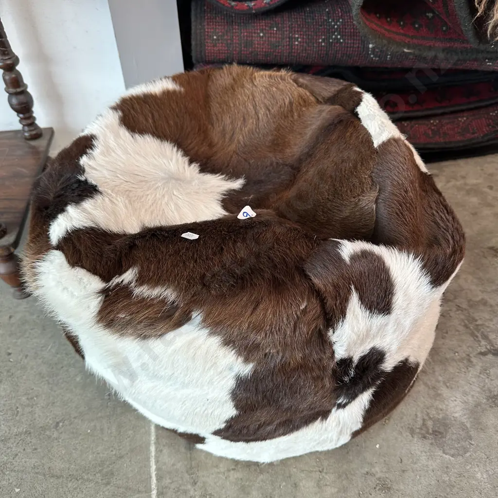 Cow skin foot rest Image 1++