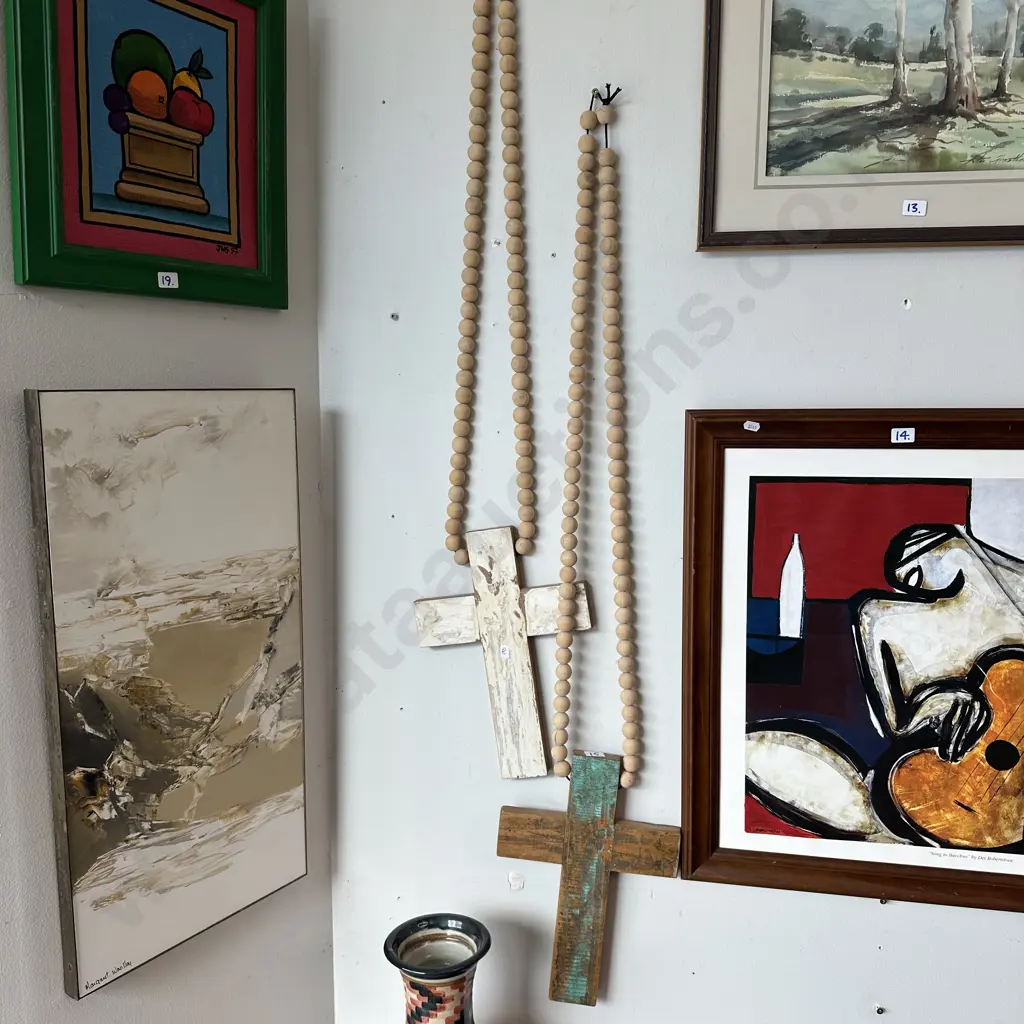 Pr hanging wooden crosses Image 1++