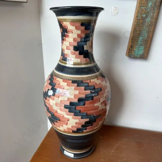 "Red barn pottery" vase 41cm