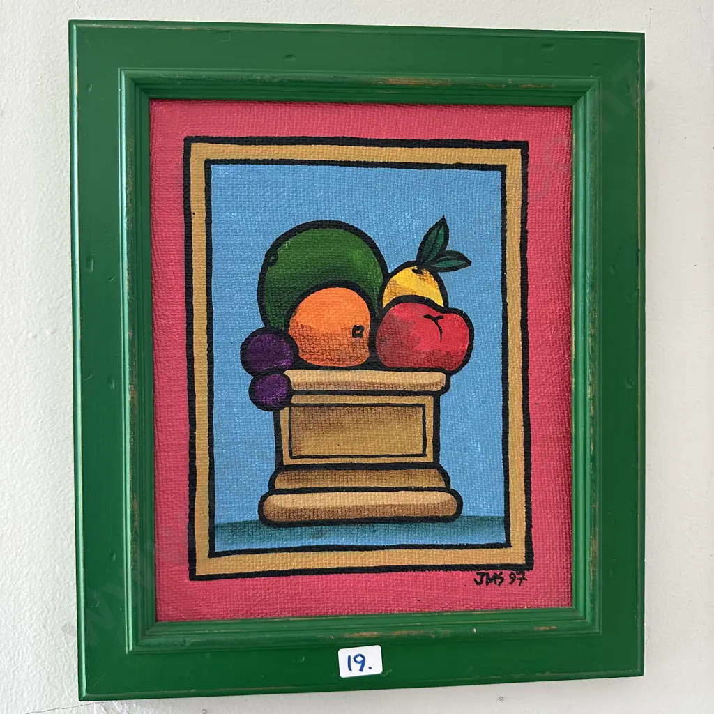 John Stainiford "A Mexican still Life" oil painting 1997 Image 1++