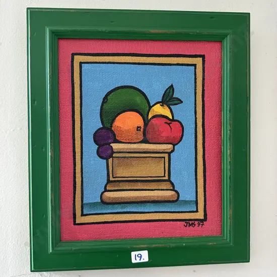 John Stainiford "A Mexican still Life" oil painting 1997