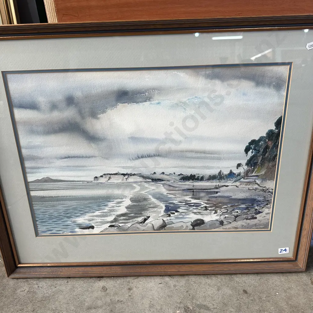 Cyril Whiteoak water colour painting 1957 Image 1++