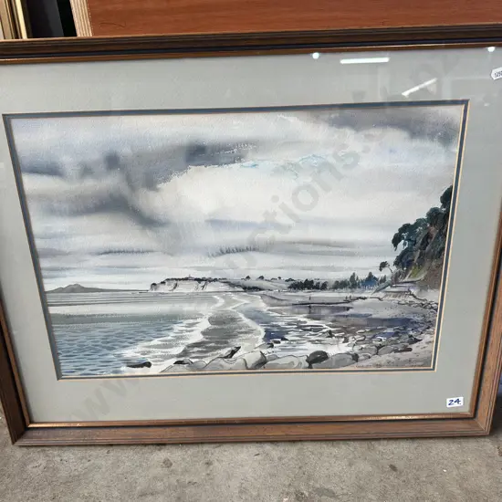 Cyril Whiteoak water colour painting 1957