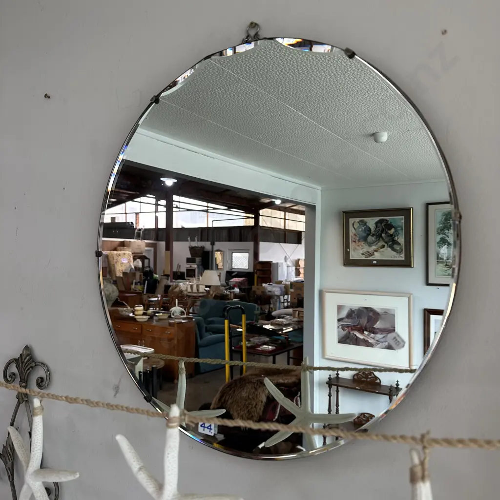 round Art deco mirror 50cm Image 1++