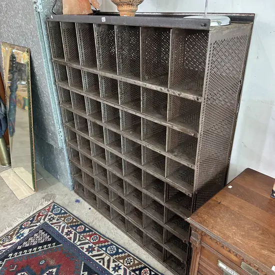 heavy custom made steel pigeon unit 1250 x 1050
