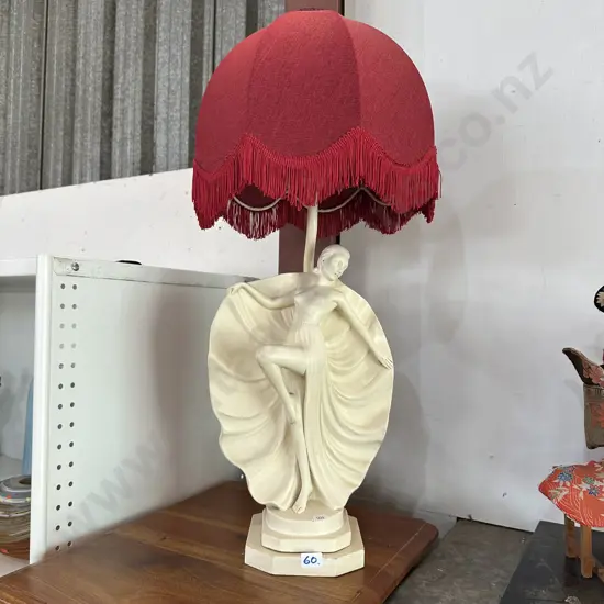 original Art deco lady lamp 650mm