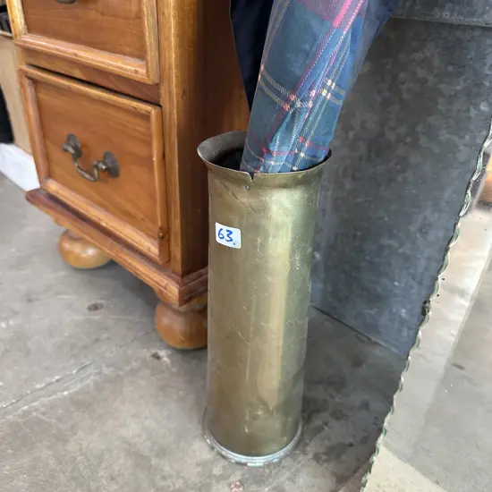 30cm brass shell and 2 umbrellas