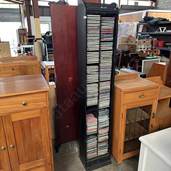 CD collection in 1750mm tower