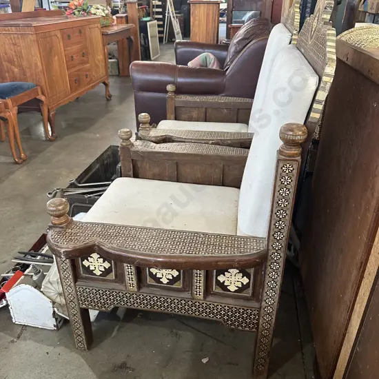 Pair of Syrian chairs.