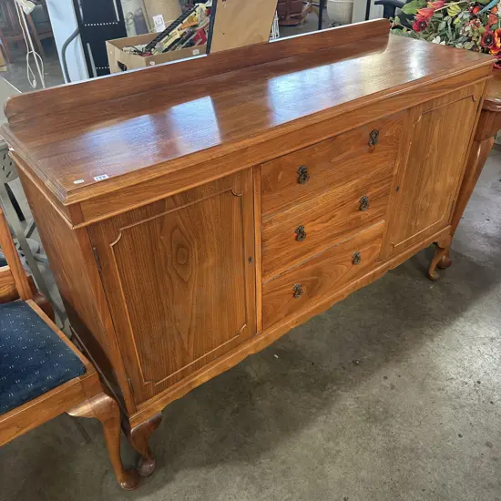Solid timber sideboard.