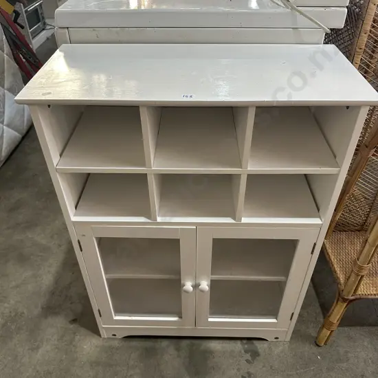 Two door cabinet.