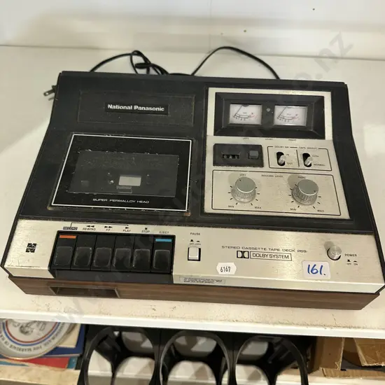 Vintage National panasonic cassette tape deck.