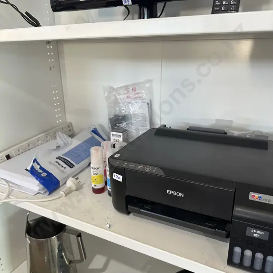 Epson ET-1810 printer plus ink and paper etc.