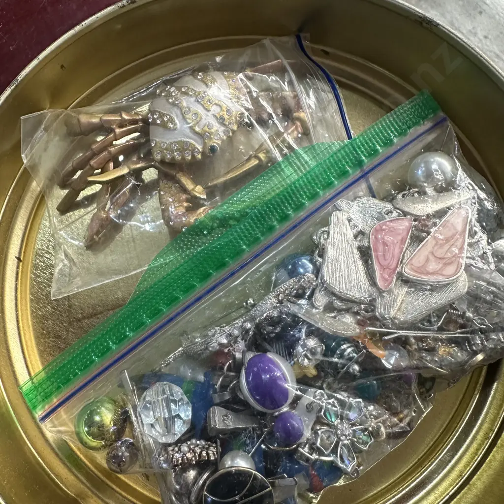 costume jewellery and crab Image 1++