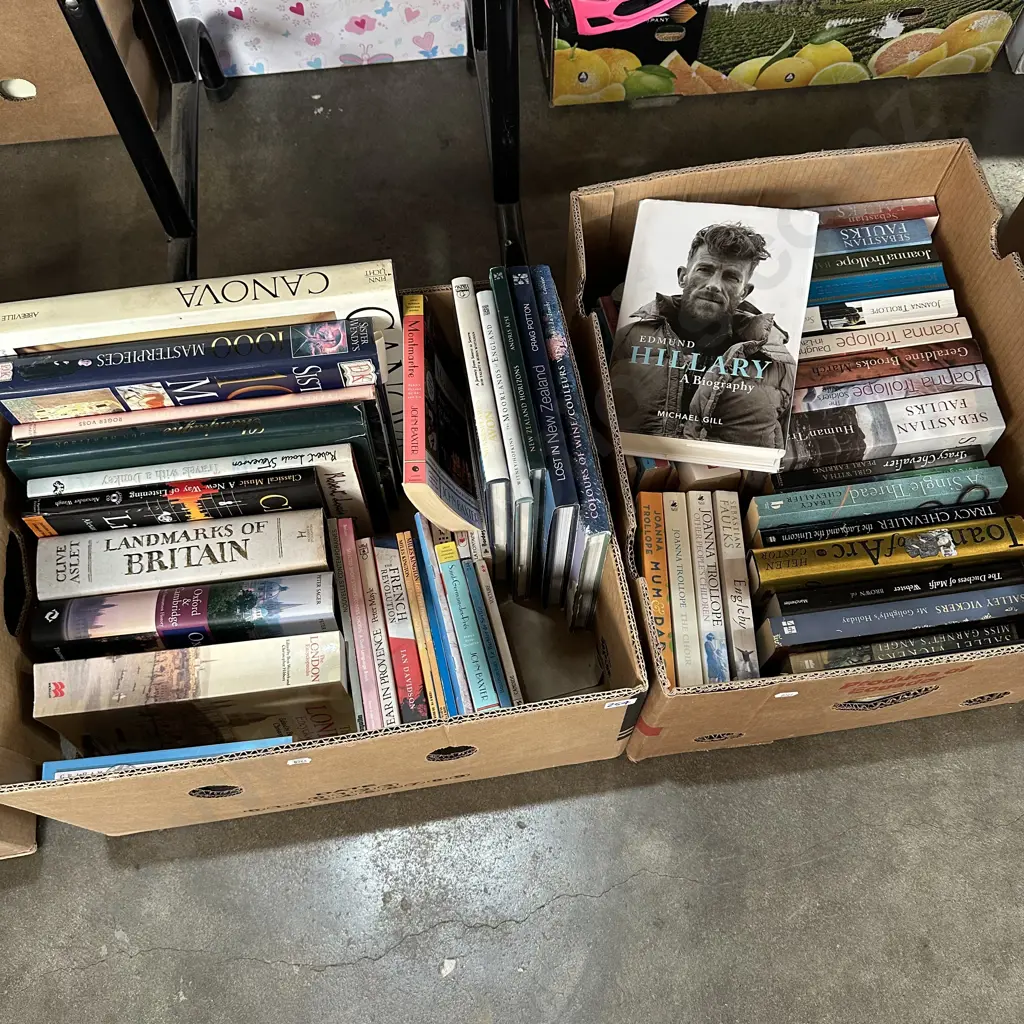 Two boxes of books. Image 1++