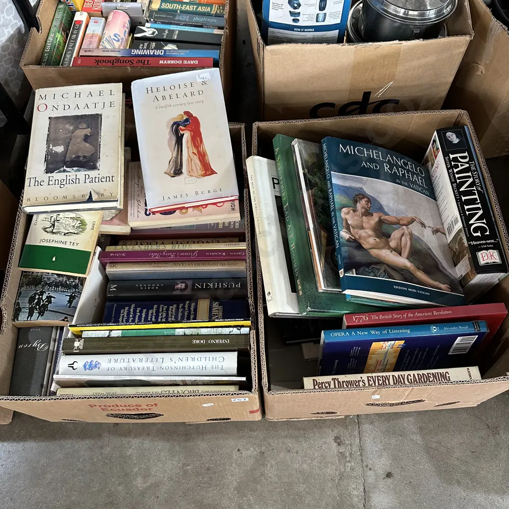 Two boxes of books. Image 1++