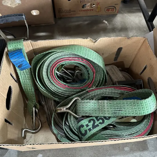 Two pair truck tie downs.