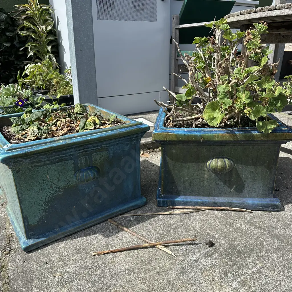 Pair of large planters. Image 1++