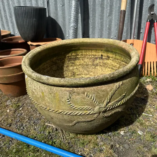 Large planter.