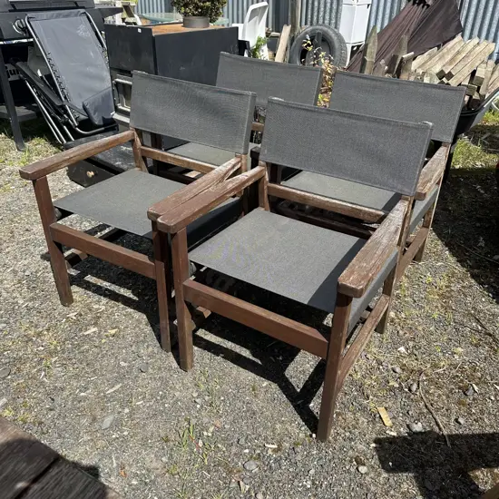 Peak Products outdoor chairs x 4