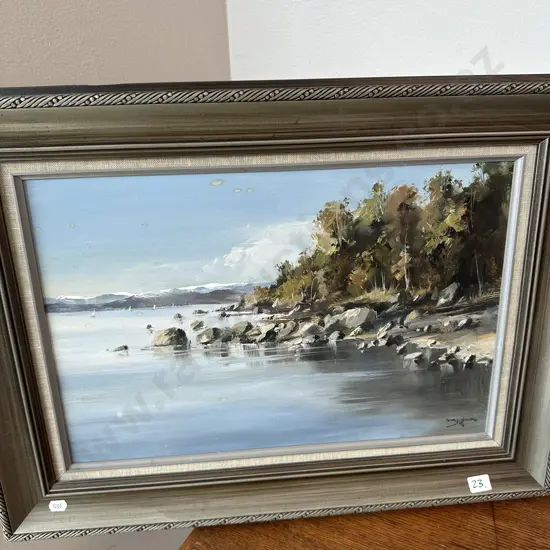 Peter Wallers oil painting signed 1978