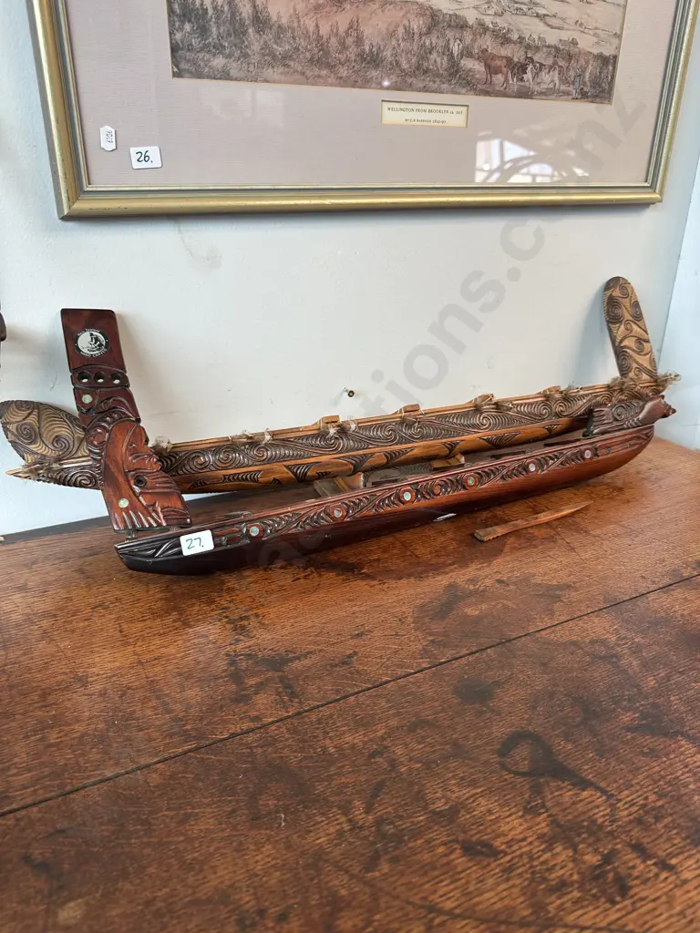 2 hand carved Waka Image 1++