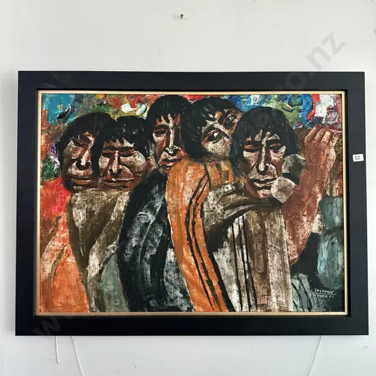 Amilcar Salomon Zorrilla oil painting "Cusco" 1972 700 x 500