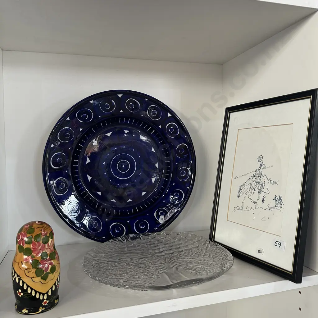wall charger, platter, print and Russian doll Image 1++