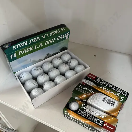 24 new golf balls