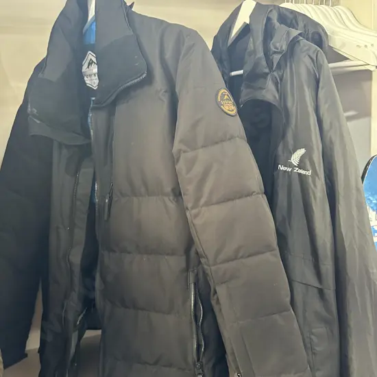 Surfanic L jacket plus NZ rain coat