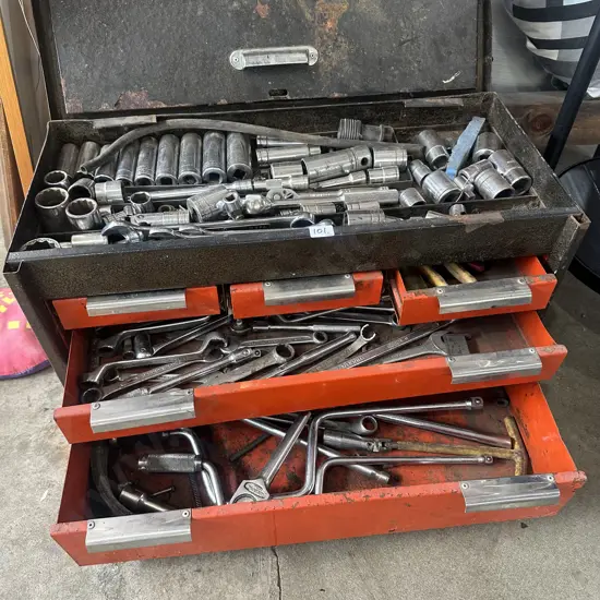 Toolbox and contents.