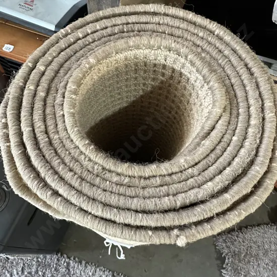 Pair of rug runners (2.3M x 0.7M) and edged carpet square 3.8M x 1.2M