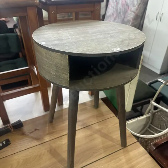 wooden side table