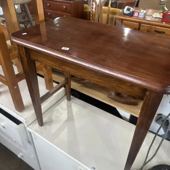 wooden side table