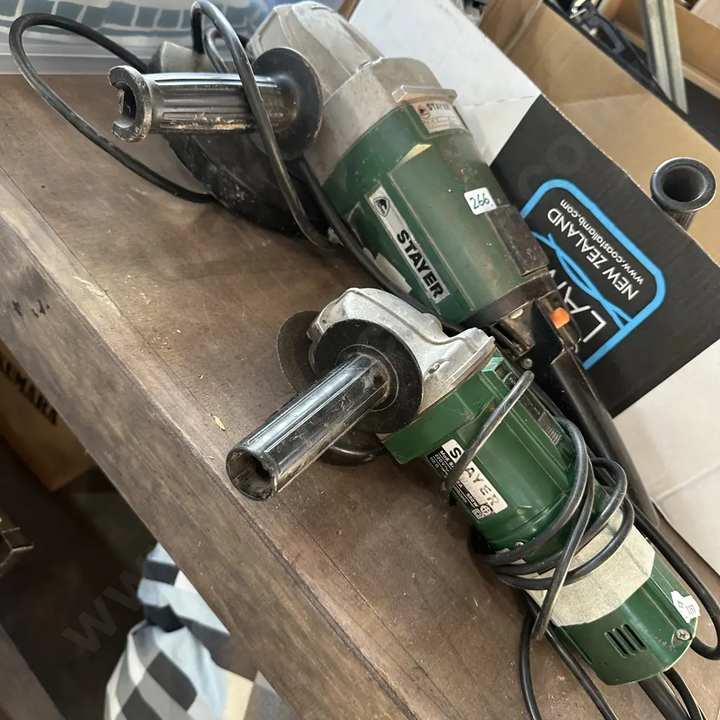 2 x Sayer angle grinders Image 1++