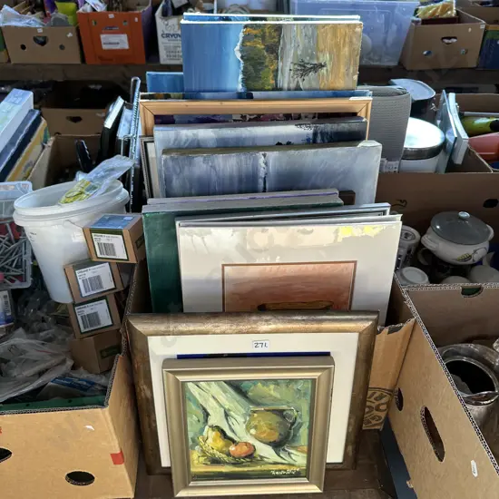 large collection paintings and pictures
