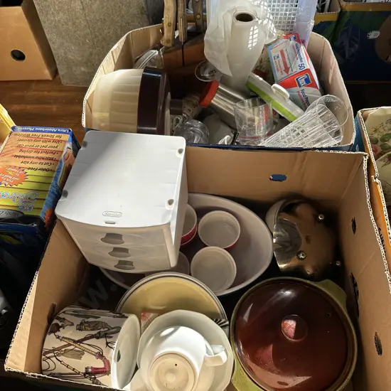 2 box knife block , kitchenware etc
