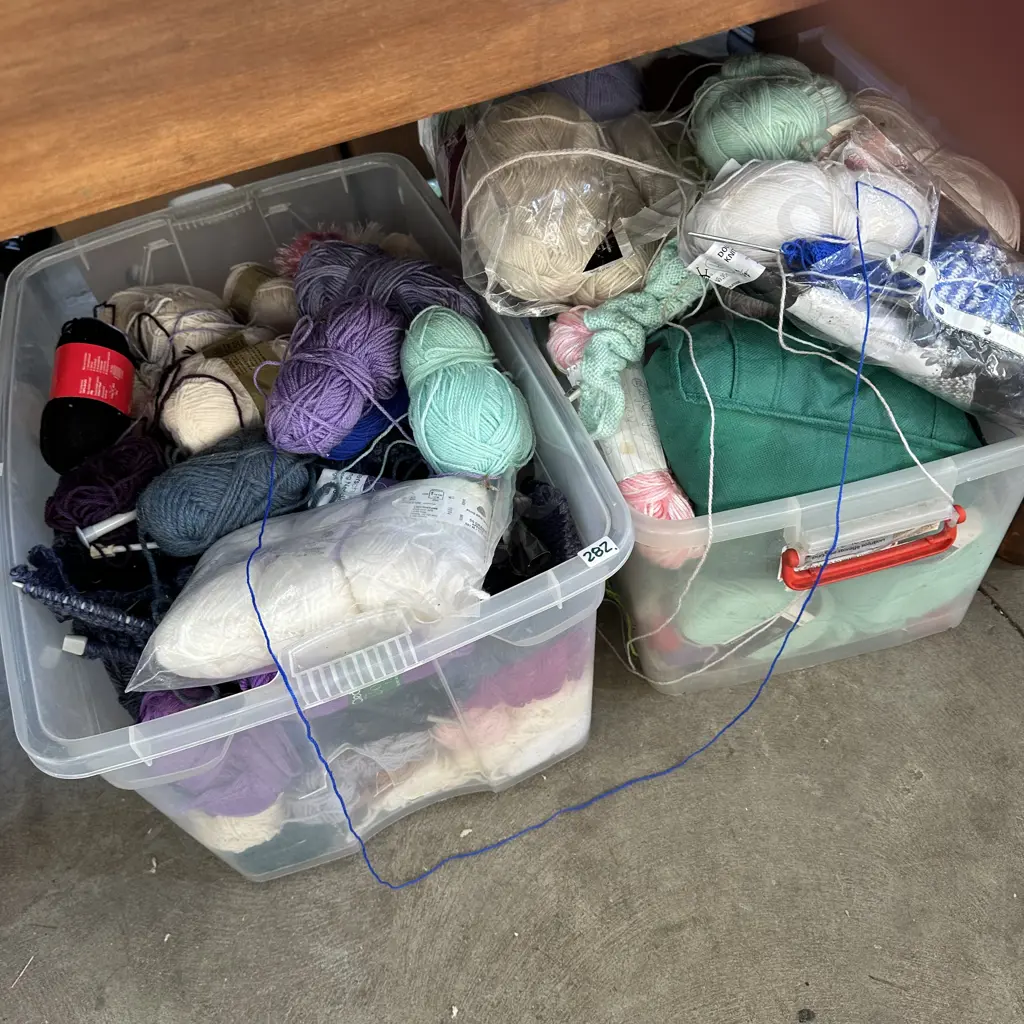 2 bins of wool Image 1++