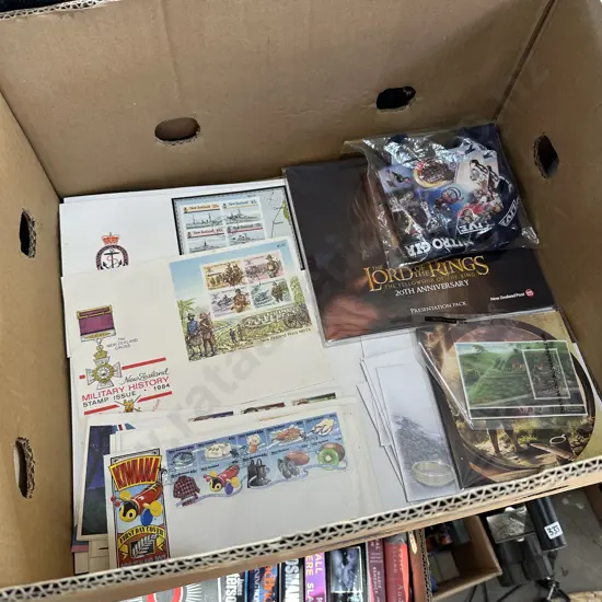 stamp collection etc